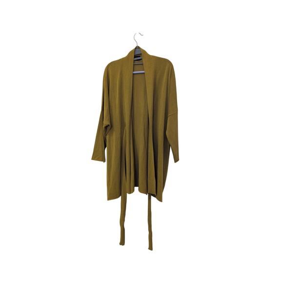 Bitte Kai Rand Green Open Cardigan Tunic with Wrap-Around Tie - Picture 1 of 3